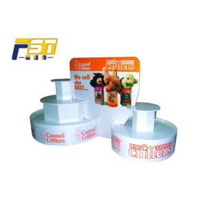 Supermarket Cosmetic Cardboard Pallet Display Recycable Environmental Friendly