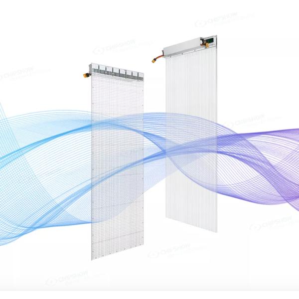 Outdoor LED Mesh Display P10mm Nation Star SMD LED Film Type Self Adhesive