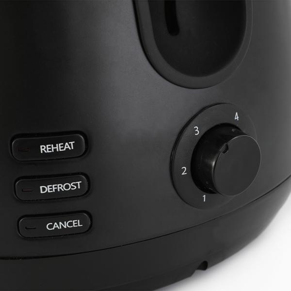 Hot Sale 2 slice Black toasters bread toaster for kitchen