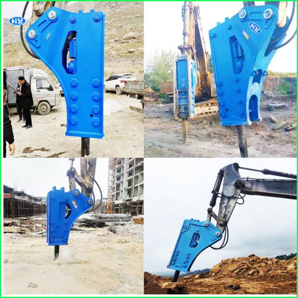 18 Ton Skid Steer Loader Hammer 42crmo Chisels Jack Piling Breaker