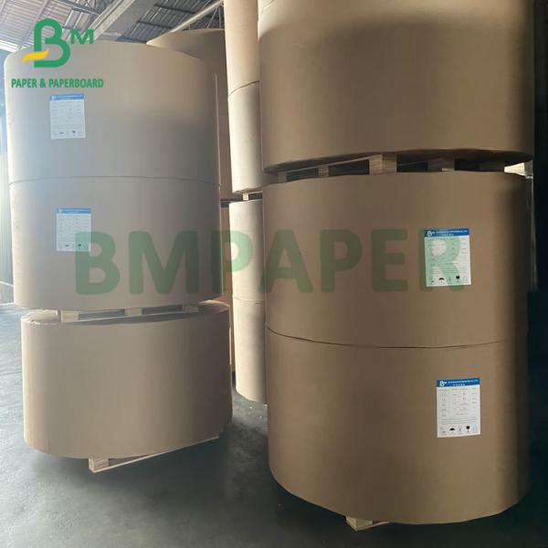 Buy Recyclable 80gsm Excellent Strength Virgin Kraft Liner Bag Paper at wholesale prices