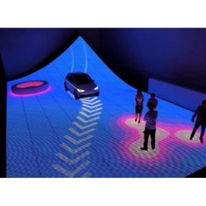 P2.5 Custom Indoor light up dance floor rental With Rada Touch System , 1/7