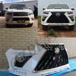 Toyota Hilux Revo Rocco Auto Front Bumper Face Body Kits Upgrade To Lexus 570