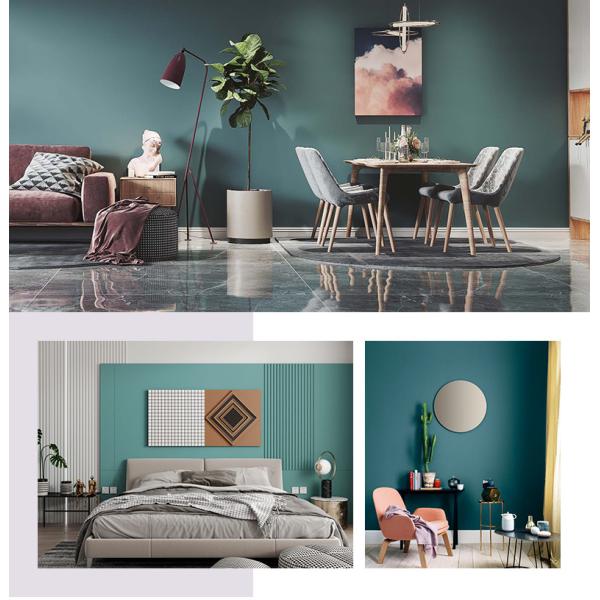 Interiors Homes 8mm Bamboo Charcoal Waterproof Fabric PVC Wall Panel