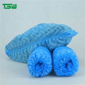 Cleanroom Disposable Nonwoven Anti Skid Shoe Covers