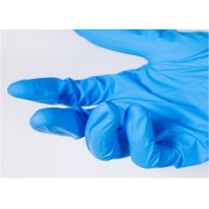 Highly Flexural Characteristic Disposable Nitrile Gloves Powder Free Latex Free