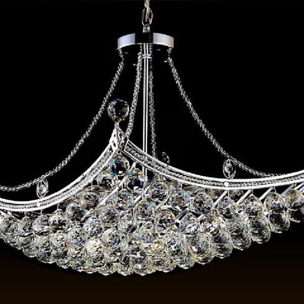 Buy Indoor Hanging LED Crystal Pendant Light For Living Room Hotel H360mm at wholesale prices