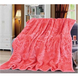Quality China Factory Custom Wholesale Flower Printed 100% Polyester Blankets for sale