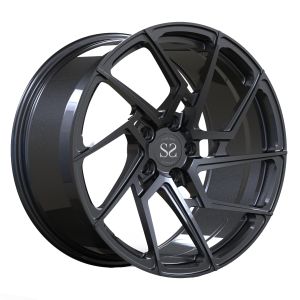Quality For M3 1 Piece Forged Monoblock Black Car Wheels Alloy Custom Directional Concave Rims for sale