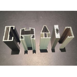 T66 Aluminium Sliding Window Profile Wood Grain Transfer Printing