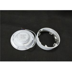 Round Recessed & Surface 9 Watt Led Panel Light PC Housing 100lm/W