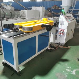 Quality PA PVC Single Wall Corrugated Pipe Production Line with Single-Screw Plastic Extruder for sale
