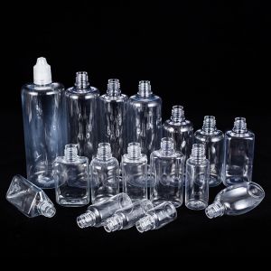 Customizable Glass Liquid Dropper Bottles In Various Sizes Transparent Black