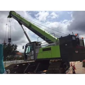 Green Zoomlion ZCT600V532 Used Crawler Crane Telescopic Truck Crane 60ton