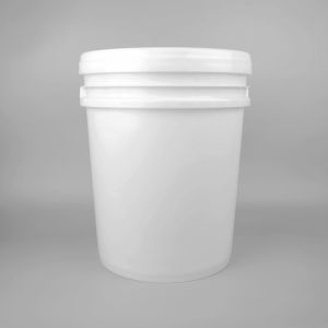 20L Round Plastic Pails with Snap On Lids