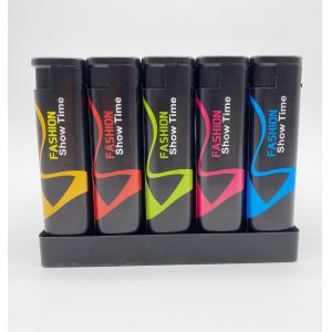 Customized Design Wrapped Sticker Disposable Electric Lighter with En13869