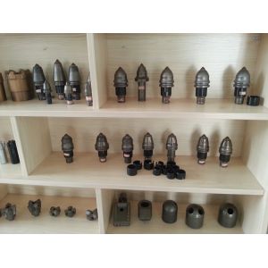 China Drill Tool Tungsten Rock Auger Conical Bits Bullet Teeth Holder With Carbide Bits on sale