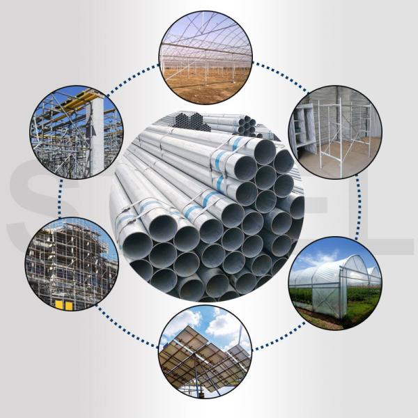 1.2-20mm Thickness Galvanized Steel Pipe 3 4 Inch Hot-dip Galvanized Pipe 20 Ft