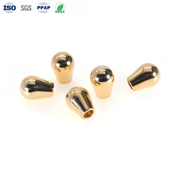 Buy Precision CNC Stainless Steel Parts ±0.01mm Tolerance PVD Golden at wholesale prices