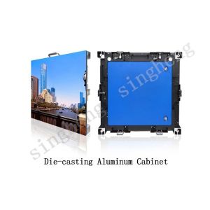 Portable Rental LED Display 1R1G1B Pixel Configuration P4 14.27mm Module