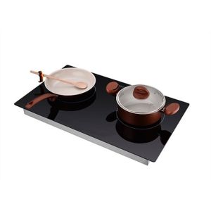 Quality Ceramic Glass Touch Kitchenaid Electric Stove Drop In Dual Burner for sale