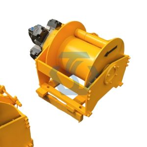 Hydraulic Winch API 7K For Oilfield Crane Compact Structure Large Pulling Force