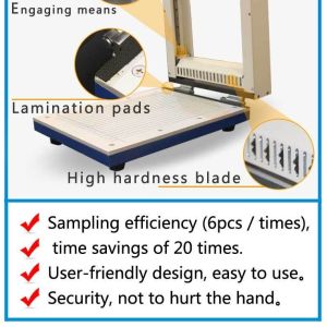 0.1mm Precsion Manual Adhesive Testing Equipment / Sample Cutter For Tape