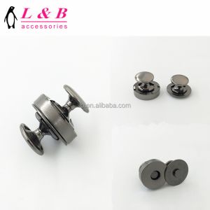 2020 metal double face rivet magnet button