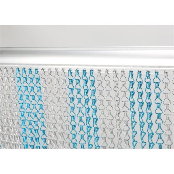 Room Divider 1.6mm Anodising Metal Fly Curtains For Doors