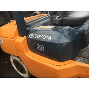 secondhand toyota FD50 japan forklift with original condition
