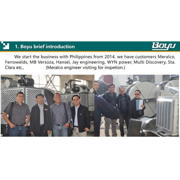 Water Cooling System Speed at Max Pull 2.5km/h Hydraulic Cable Tensioner