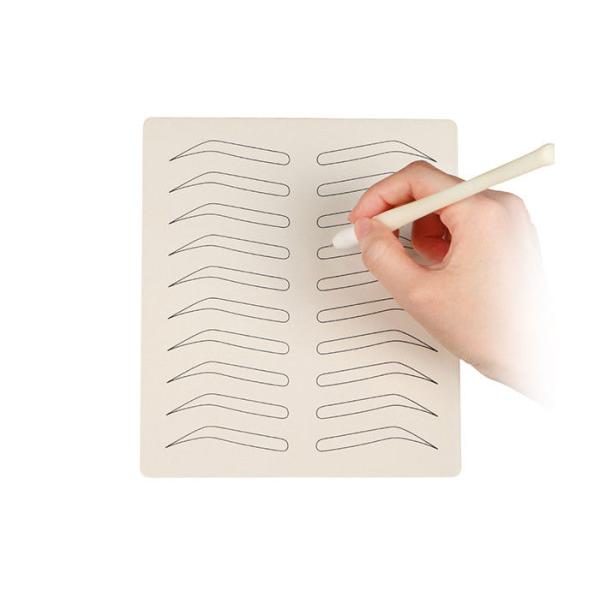 China Professional Rubber Eyebrows Practice Skin for Permanent Makeup Training Goods supplier