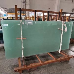 Custom Cut 8mm 10mm Frosted Opaque Translucent Tempered Glass