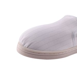 Unisex ESD Cleanroom Shoes PVC Sole Euro 34-50 White