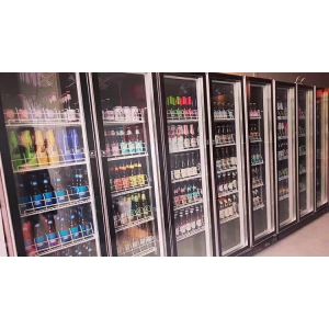 Bar Vertical Refrigerated Cooler Beer Bottle Display Fridge