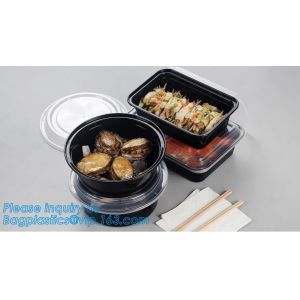 clear disposable high quality plastic packaging food container transparent soup