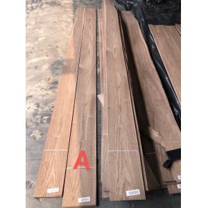 Natural veneer clear texture mountain pattern black walnut veneer for Interior