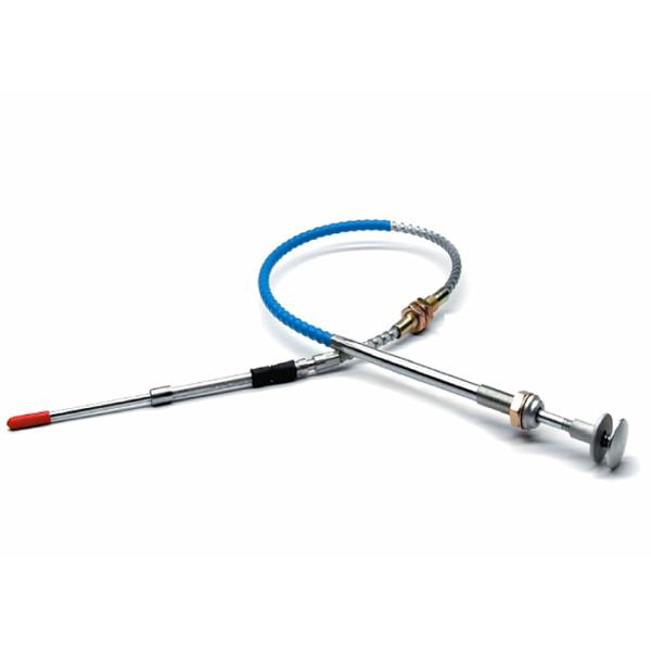 Button Adjustable Throttle Locking Control Cables With High Temperature