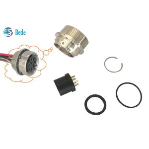 Quality C485 Style A3 AISG Connector Assembly Female End 8 Pins 5 Gold Plated Connector for sale