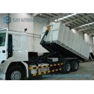6x4 Drive Arm hooklift Garbage Trucks Foton chassis 8-10cbm 260hp