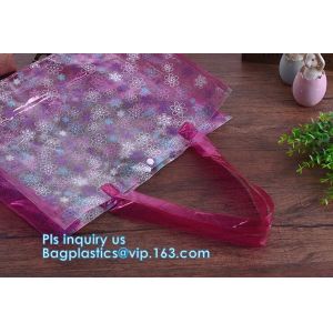 pvc inflatable shoulder beach bag, PVC Transparent Drawstring Shoulder Handbag,