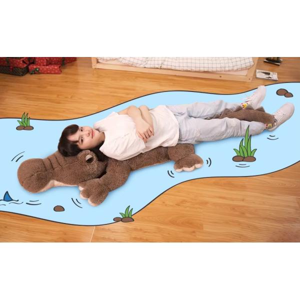 Factory Wholesale Price Giant Large Soft Stuffed Animal Plush Alligator Crocodile Toys for Kids Boys Girls Party Gifts