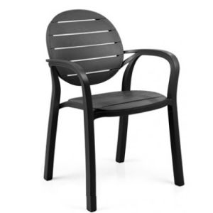 China new style modern outdoor plastic dining arm chair furniture on sale