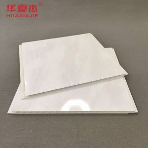 8mm Width Marble Pvc Shower Wall Panels Sheet Waterproof Indoor