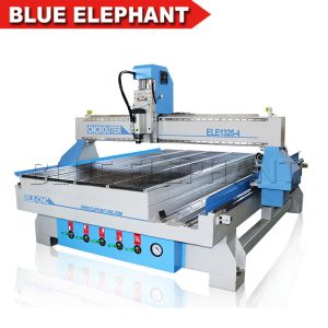 2018 New Model 1325 Air Cooling 4 Axis 3d Wood Carving Cnc Router Machine with