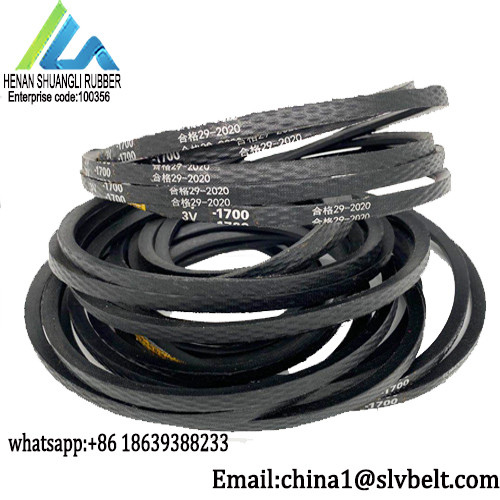 Buy Customized Classical Wrapped 3V Rubber Drive Belt Transmission Vulcanized at wholesale prices