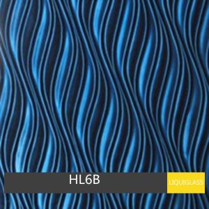 4mm Tinted Laminated Glass Liquid Stereoscopic Effect Pattern