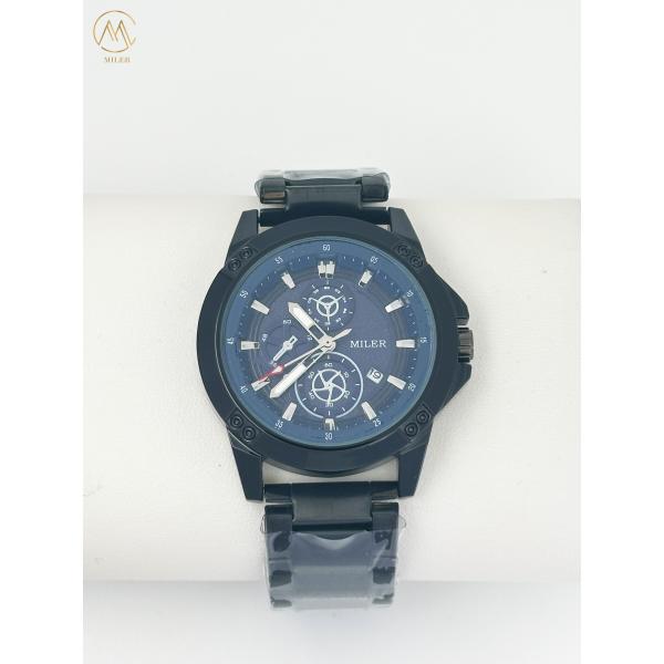 Men Fashion Watch Stainless Steel Strap Watch with Band Color Like The Picture