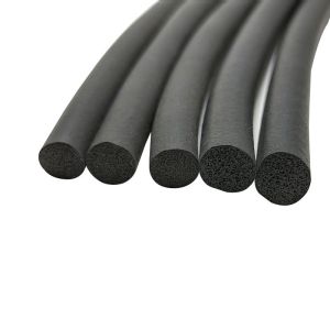 EPDM Round Foam Sealing Strip Dia 5mm for Industrial Applications Elastic and