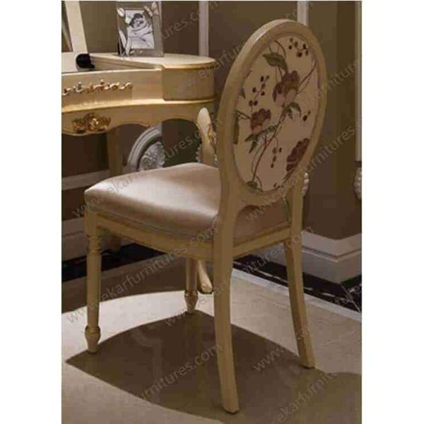Buy Hot Sales French Bedroom Furniture Wooden Dressing Chair FQ-101 at wholesale prices